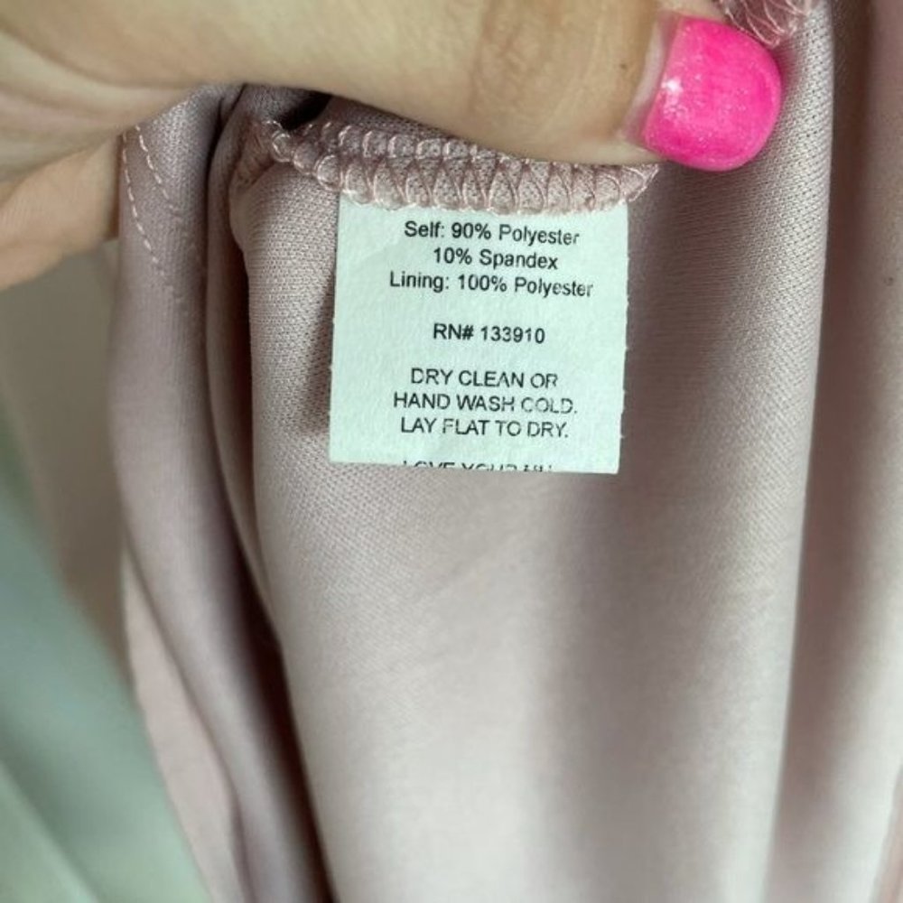 Show Me Your Mumu Women's Pink Monaco Ruffle Gown Size Large - Picture 7 of 10